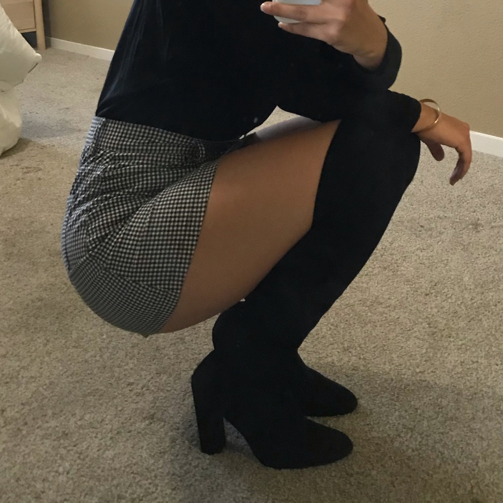Steve Madden Suede over the knee boots